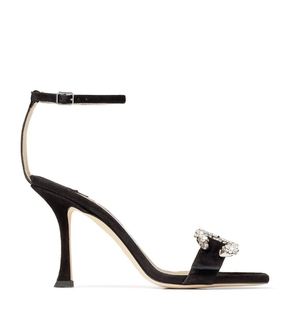 GIÀY JIMMY CHOO  Marsai 90 Leather Sandals
