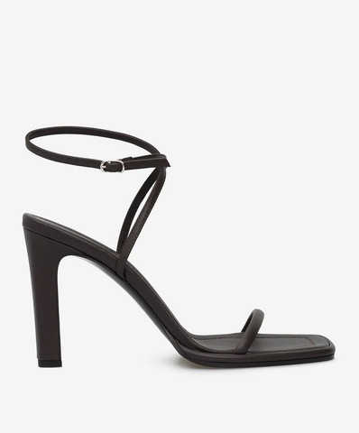 GIÀY THE ROW LEATHER SANDALS WITH THIN STRAPS
