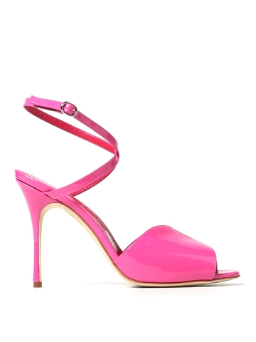 GIÀY MANOLO BLAHNIK Pink Heeled sandals shoes