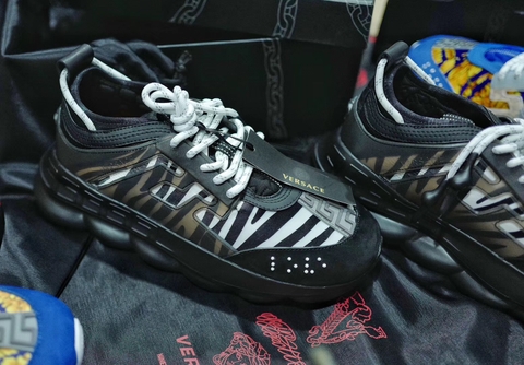 GIÀY Versace Chain Reaction Sneakers
