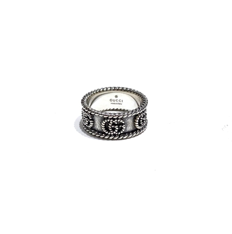 Nhẫn GUCCI GG hoa văn chữ G bạc S925