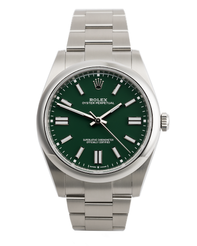 Đồng hồ Rolex Oyster Perpetual Green Dial