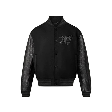 ÁO LOUIS VUITTON WOOL LEATHER JACKET TOP QUALITY AAA