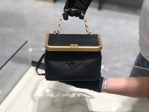 TÚI CHANEL 21 BRONZE LAMBSKIN BLACK DA HAAS 17