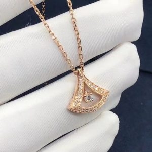 Vòng cổ BVLGARI Divas Dream Openwork vàng hồng 18K