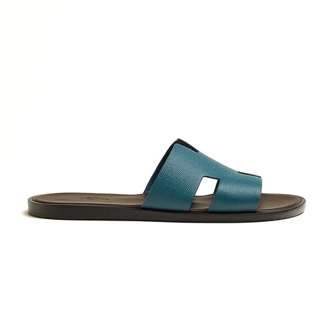 DÉP HERMES IZMIR EPSOM LEATHER Bleu Canard Marron Ébène