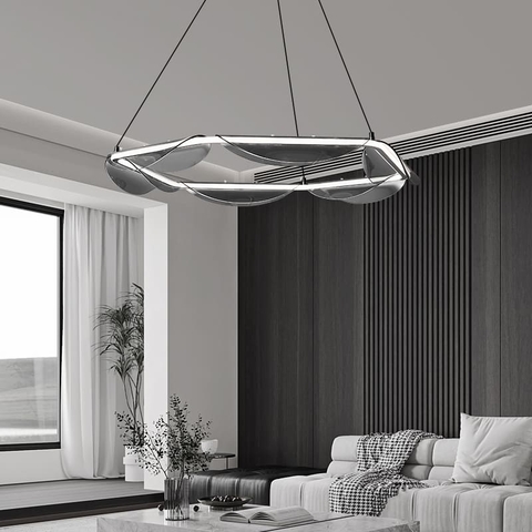 Đèn Chùm kính nghệ thuật,căn hộ cao cấp sang trọng phong cách Mỹ S182(Liên hệ để được giá tốt nhất)