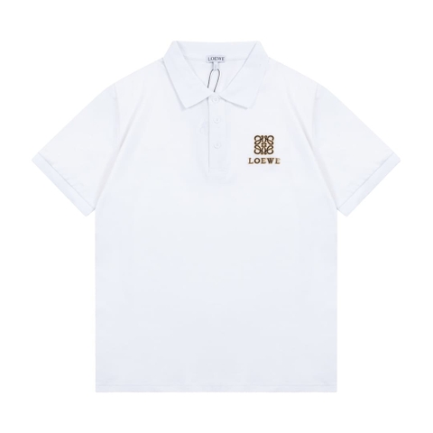 ÁO LOEWE POLO SHIRT WHITE MÀU TRẮNG