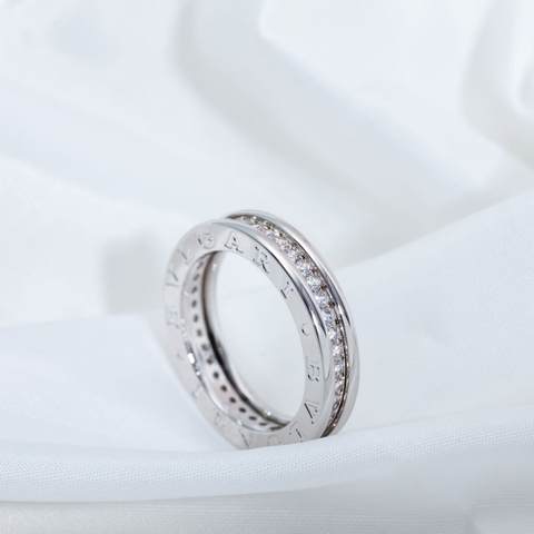 NHẪN BVLGARI B.ZERO 1 THIN VERSION DIAMOND BẢN MỎNG