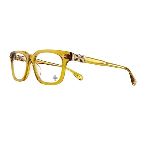 Kính CHROME HEARTS KROXIN 925 ACETATE FRAME HIGH CLASSY AAA MÀU VÀNG