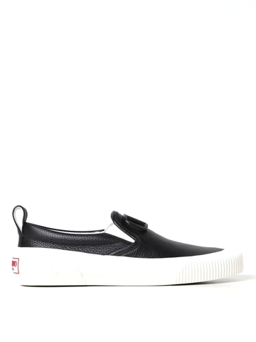 GIÀY VALENTINO GARAVANI V Logo Black Slip-on