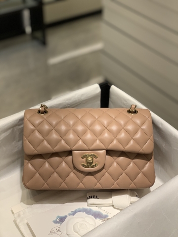 TÚI CHANEL CF 23 LAMBSKIN BODIN JOYEUX BROWN DA HAAS
