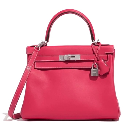 TÚI Hermès Kelly 28 Rose Sakura