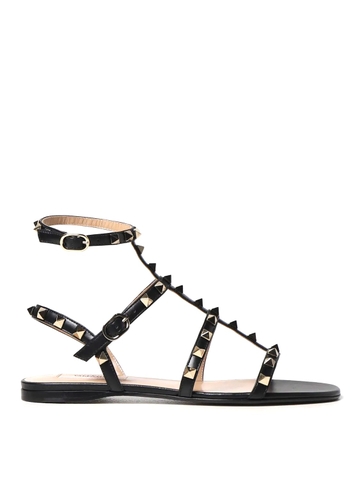 GIÀY VALENTINO GARAVANI Black Flats sandals