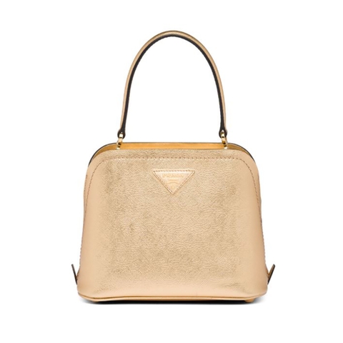 TÚI Prada Matinee Micro Saffiano Leather Bag-Gold