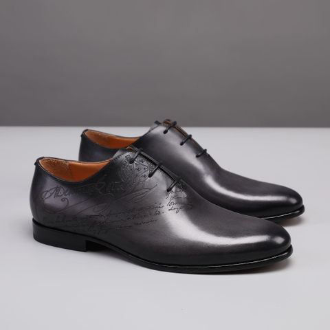 GIÀY BERLUTI BUSINESS BLACK HANDMADE TOP QUALITY SHOES AAA