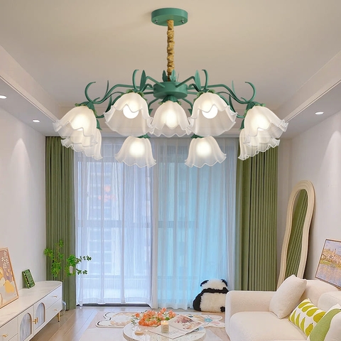 Đèn Chùm hoa huệ nhà hàng,phòng khách sang trọng S135(Liên hệ để được giá tốt nhất)