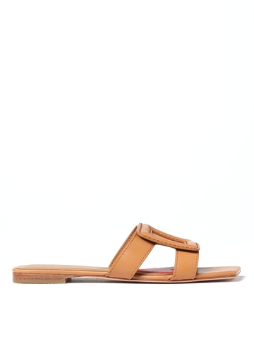 GIÀY ROGER VIVIER Brown flat sandals