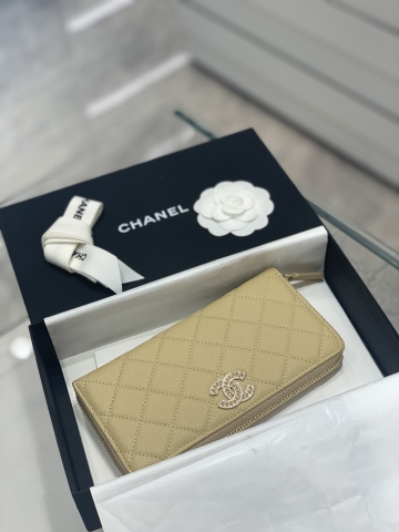 Ví Chanel 2022S Yellow Glitter vàng