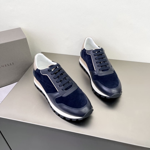 GIÀY BRUNELLO CUCINELLI SNEAKERS LOW TOP SHOES AAA DA BÊ KẾT HỢP DA LỘN