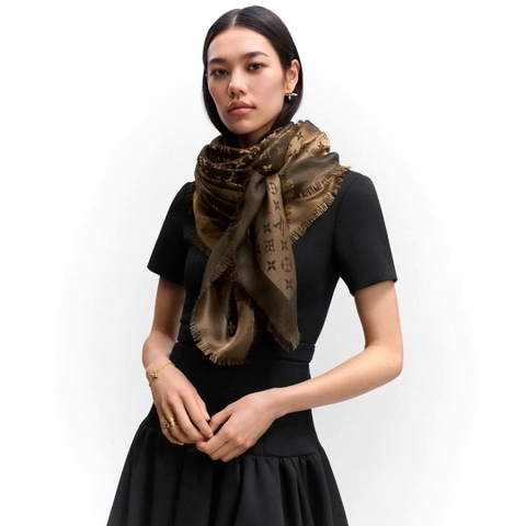KHĂN CHOÀNG LỚN LOUIS VUITTON TOP QUALITY AAA SILK