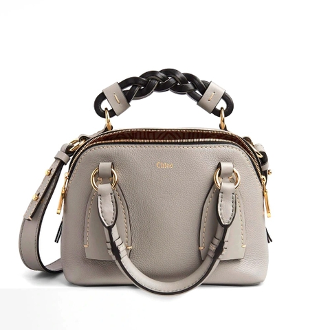 TÚI Chloe Bag in Grained and Shiny Calfskin