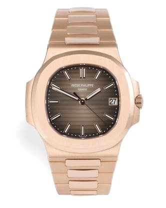 Đồng hồ Patek Philippe Nautilus Rose Gold Jumbo mặt số màu vàng hồng