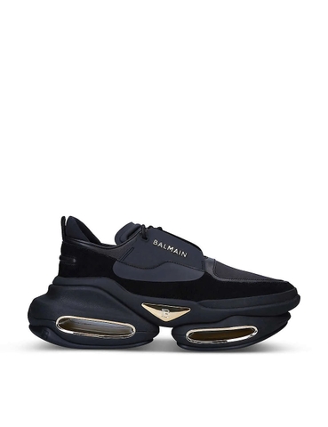 GIÀY BALMAIN B-Bold leather low-top trainers
