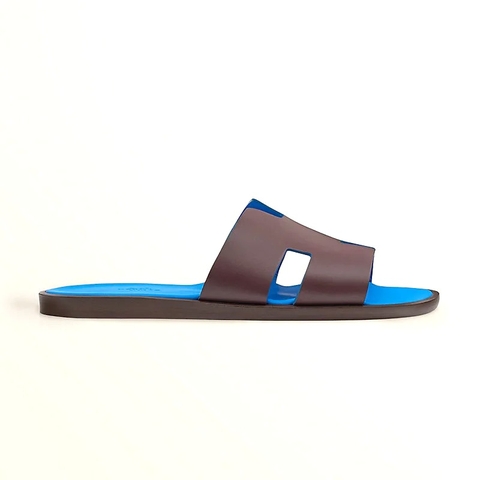 DÉP HERMES IZMIR EPSOM LEATHER Bordeaux Bleu Santorin
