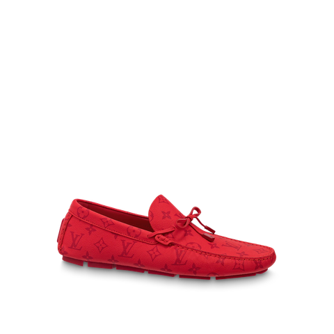 GIÀY LOUIS VUITTON LV DRIVER MOCCASIN RED
