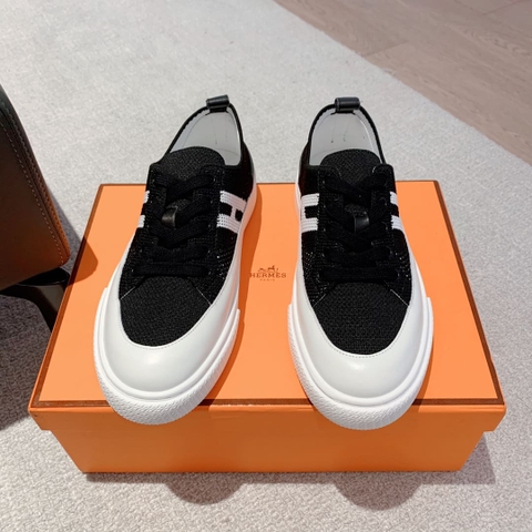 GIÀY HERMES SNEAKER LOW SPORTS BLACK AAA