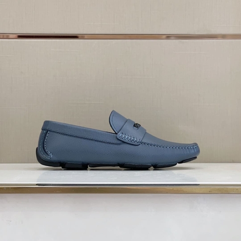 GIÀY SALVATORE FERRAGAMO DRIVING BLUE TOP QUALITY SHOES AAA