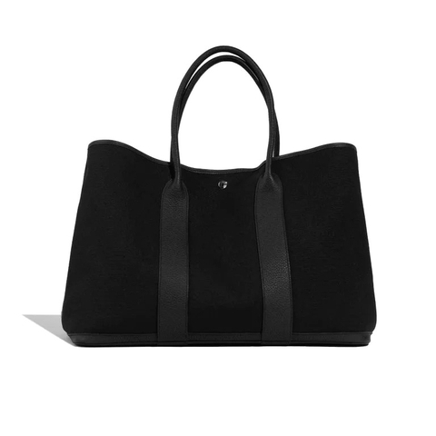 TÚI Hermès Garden Party Voyage Toile Negonda Black