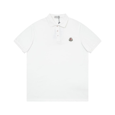 ÁO MONCLER POLO SHIRT WHITE MÀU TRẮNG