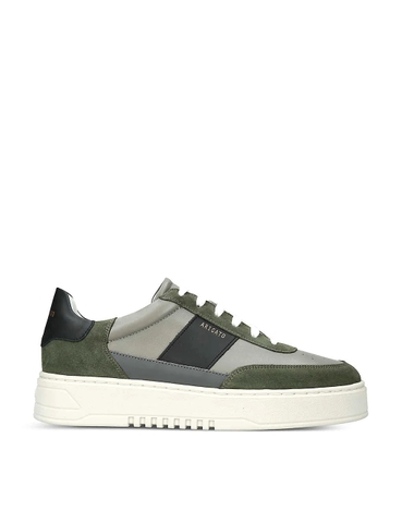 GIÀY AXEL ARIGATO Orbit Vintage contrast-panel leather and suede trainers