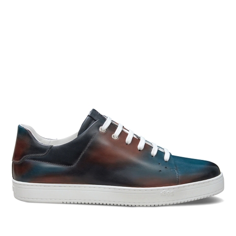 GIÀY BERLUTI Playtime Leather Sneaker Cloudy Cacao