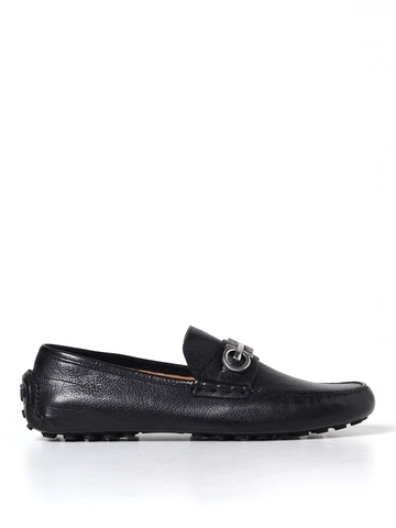 GIÀY SALVATORE FERRAGAMO Silver Buckle loafer