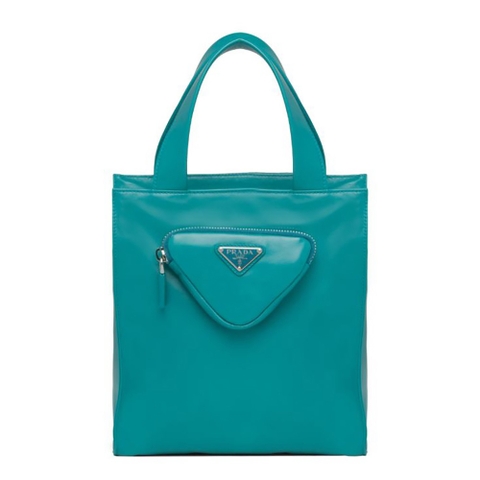 TÚI PRADA Nappa Leather Tote Bag-Lime