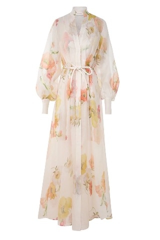 VÁY ZIMMERMANN PONCEAU LONG FLORAL PARTY High Classy