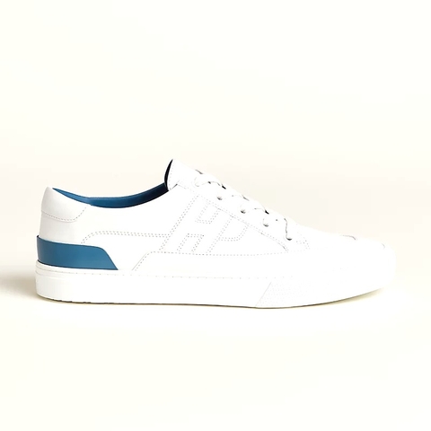 GIÀY HERMES Deep sneaker Blanc Bleu Bleuet