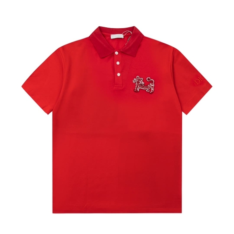 ÁO DIOR POLO SHIRT RED