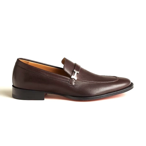 GIÀY HERMES Guido loafer Marron Ébène