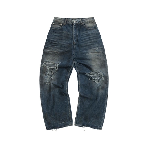 QUẦN BALENCIAGA BLUE DENIM TOP QUALITY AAA UNISEX
