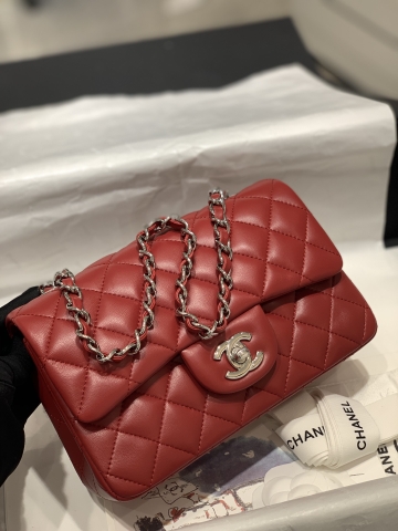 TÚI CHANEL CF 20 BODIN JOYEUX RED DA HAAS