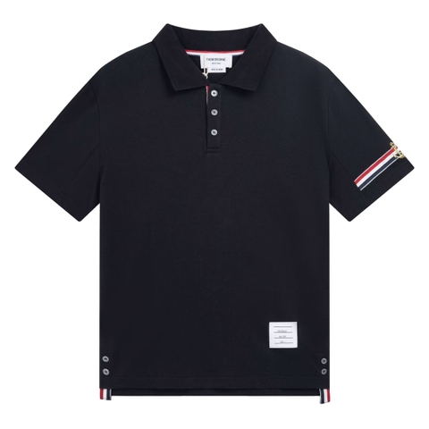 ÁO THOM BROWNE POLO SHIRT BLACK