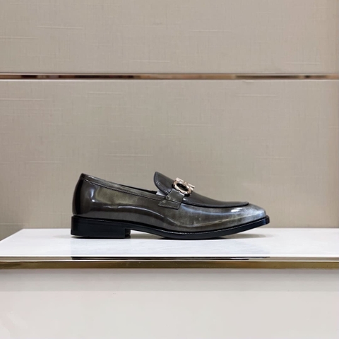GIÀY SALVATORE FERRAGAMO LOAFER BLACK TOP QUALITY SHOES AAA