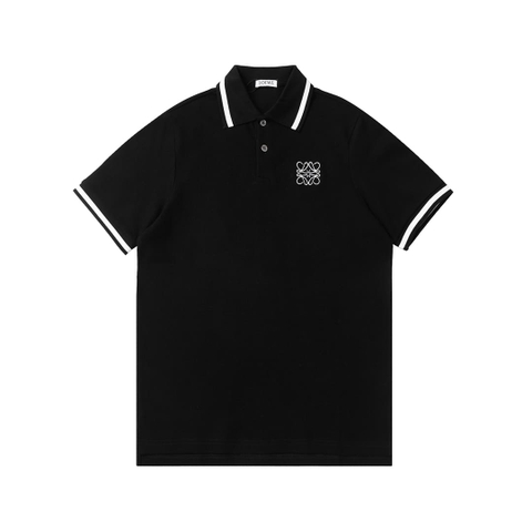 ÁO LOEWE POLO SHIRT BLACK MÀU ĐEN