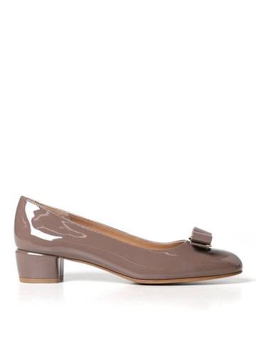 GIÀY SALVATORE FERRAGAMO Grey high heel shoes