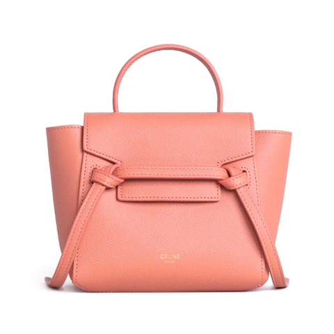 TÚI Celine Pico Belt Bag in Grained Calfskin Lychee