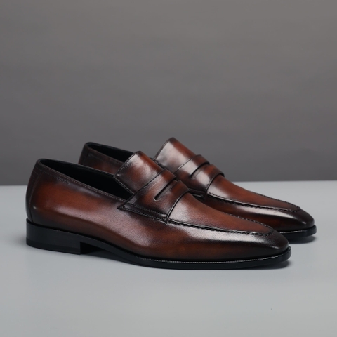 GIÀY BERLUTI LOAFER BROWN HANDMADE TOP QUALITY SHOES AAA